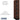 12-inch Wide Five Tier Box Style Designer Wood Locker - 1 Wide - 5 Feet High - 21-inch Deep by Salsbury – Mahogany – Black Resettable Combination Locks by Salsbury