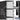 12-inch Wide Five Tier Box Style Designer Wood Locker - 3 Wide - 5 Feet High - 21-inch Deep by Salsbury – Black – Hasps by Salsbury (view 4)