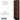 12-inch Wide Four Tier Designer Wood Locker - 1 Wide - 5 Feet High - 21-inch Deep by Salsbury – Mahogany – Silver Electronic Locks by Salsbury