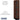 12-inch Wide Four Tier Designer Wood Locker - 1 Wide - 5 Feet High - 21-inch Deep by Salsbury – Mahogany – Silver Resettable Combination Locks by Salsbury