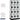 12-inch Wide Four Tier Designer Wood Locker - 3 Wide - 6 Feet High - 18-inch Deep by Salsbury – Gray – Black Electronic Locks by Salsbury