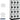 12-inch Wide Four Tier Designer Wood Locker - 3 Wide - 6 Feet High - 18-inch Deep by Salsbury – Gray – Black Resettable Combination Locks by Salsbury
