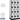 12-inch Wide Four Tier Designer Wood Locker - 3 Wide - 6 Feet High - 21-inch Deep by Salsbury – Gray – Black Resettable Combination Locks by Salsbury