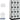 12-inch Wide Four Tier Designer Wood Locker - 3 Wide - 6 Feet High - 21-inch Deep by Salsbury – Gray – Silver Resettable Combination Locks by Salsbury