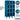 12-inch Wide Four Tier See-Through Metal Locker - 3 Wide - 5 Feet High - 12-inch Deep by Salsbury – Blue – Assembled by Salsbury (view 2)