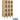 12-inch Wide Four Tier See-Through Metal Locker - 3 Wide - 5 Feet High - 18-inch Deep by Salsbury – Tan – Unassembled by Salsbury