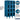 12-inch Wide Four Tier See-Through Metal Locker - 3 Wide - 5 Feet High - 18-inch Deep by Salsbury – Blue – Assembled by Salsbury (view 2)