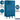 12-inch Wide Four Tier Standard Metal Locker - 3 Wide - 5 Feet High - 18-inch Deep by Salsbury – Blue – Assembled by Salsbury (view 2)