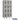 12-inch Wide Four Tier Vented Metal Locker - 3 Wide - 6 Feet High - 15-inch Deep by Salsbury – Gray – Assembled by Salsbury