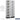 12-inch Wide Premier Wood Locker - Six Tier Box Style-3 Wide - 6 Feet High - 15-inch Deep by Salsbury – Silver Teak – Black Electronic Locks by Salsbury (view 3)
