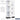 12-inch Wide Premier Wood Locker - Triple Tier-3 Wide - 6 Feet High - 15-inch Deep by Salsbury – Arctic White – Black Hasps by Salsbury (view 3)