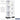 12-inch Wide Premier Wood Locker - Triple Tier-3 Wide - 6 Feet High - 18-inch Deep by Salsbury – Arctic White – Black Hasps by Salsbury (view 3)