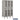 12-inch Wide Single Tier See-Through Metal Locker - 3 Wide - 5 Feet High - 18-inch Deep by Salsbury – Gray – Unassembled by Salsbury