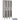 12-inch Wide Single Tier See-Through Metal Locker - 3 Wide - 6 Feet High - 15-inch Deep by Salsbury – Gray – Unassembled by Salsbury