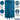 12-inch Wide Single Tier Standard Metal Locker - 3 Wide - 6 Feet High - 18-inch Deep by Salsbury – Blue – Assembled by Salsbury (view 2)