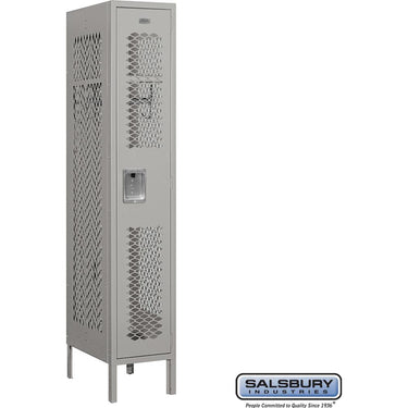 12-inch Wide Single Tier Vented Metal Locker - 1 Wide - 5 Feet High - 18-inch Deep by Salsbury – Default Title by Salsbury