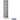12-inch Wide Six Tier Box Style See-Through Metal Locker - 1 Wide - 6 Feet High - 18-inch Deep by Salsbury – Gray – Assembled by Salsbury