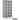 12-inch Wide Six Tier Box Style See-Through Metal Locker - 3 Wide - 6 Feet High - 15-inch Deep by Salsbury – Gray – Unassembled by Salsbury