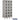 12-inch Wide Six Tier Box Style See-Through Metal Locker - 3 Wide - 6 Feet High - 18-inch Deep by Salsbury – Gray – Unassembled by Salsbury
