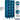 12-inch Wide Six Tier Box Style See-Through Metal Locker - 3 Wide - 6 Feet High - 18-inch Deep by Salsbury – Blue – Assembled by Salsbury (view 2)
