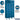 12-inch Wide Six Tier Box Style Standard Metal Locker - 3 Wide - 6 Feet High - 12-inch Deep by Salsbury – Blue – Assembled by Salsbury (view 2)
