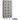 12-inch Wide Six Tier Box Style Vented Metal Locker - 3 Wide - 6 Feet High - 15-inch Deep by Salsbury – Gray – Unassembled by Salsbury