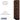 12-inch Wide Triple Tier Designer Wood Locker - 1 Wide - 5 Feet High - 21-inch Deep by Salsbury – Mahogany – Black Resettable Combination Locks by Salsbury