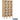12-inch Wide Triple Tier See-Through Metal Locker - 3 Wide - 5 Feet High - 12-inch Deep by Salsbury – Tan – Unassembled by Salsbury