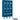 12-inch Wide Triple Tier See-Through Metal Locker - 3 Wide - 5 Feet High - 12-inch Deep by Salsbury – Blue – Assembled by Salsbury