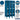 12-inch Wide Triple Tier See-Through Metal Locker - 3 Wide - 5 Feet High - 12-inch Deep by Salsbury – Blue – Assembled by Salsbury (view 2)