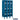 12-inch Wide Triple Tier See-Through Metal Locker - 3 Wide - 5 Feet High - 15-inch Deep by Salsbury – Blue – Assembled by Salsbury