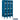 12-inch Wide Triple Tier See-Through Metal Locker - 3 Wide - 5 Feet High - 18-inch Deep by Salsbury – Blue – Unassembled by Salsbury