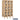 12-inch Wide Triple Tier See-Through Metal Locker - 3 Wide - 5 Feet High - 18-inch Deep by Salsbury – Tan – Unassembled by Salsbury