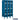 12-inch Wide Triple Tier See-Through Metal Locker - 3 Wide - 5 Feet High - 18-inch Deep by Salsbury – Blue – Assembled by Salsbury