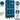 12-inch Wide Triple Tier See-Through Metal Locker - 3 Wide - 6 Feet High - 12-inch Deep by Salsbury – Blue – Assembled by Salsbury (view 2)