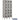 12-inch Wide Triple Tier See-Through Metal Locker - 3 Wide - 6 Feet High - 15-inch Deep by Salsbury – Gray – Unassembled by Salsbury