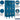 12-inch Wide Triple Tier Standard Metal Locker - 3 Wide - 5 Feet High - 12-inch Deep by Salsbury – Blue – Assembled by Salsbury (view 2)