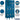 12-inch Wide Triple Tier Standard Metal Locker - 3 Wide - 6 Feet High - 12-inch Deep by Salsbury – Blue – Assembled by Salsbury (view 2)