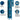 12-inch Wide Triple Tier Vented Metal Locker - 1 Wide - 6 Feet High - 12-inch Deep by Salsbury – Blue – Assembled by Salsbury (view 2)