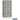 12-inch Wide Triple Tier Vented Metal Locker - 3 Wide - 6 Feet High - 12-inch Deep by Salsbury – Gray – Unassembled by Salsbury
