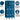 12-inch Wide Triple Tier Vented Metal Locker - 3 Wide - 6 Feet High - 18-inch Deep by Salsbury – Blue – Assembled by Salsbury (view 2)
