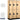 15-inch Wide Double Tier Designer Wood Locker - 3 Wide - 6 Feet High - 18-inch Deep by Salsbury – Maple – Silver Resettable Combination Locks by Salsbury