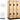 15-inch Wide Double Tier Designer Wood Locker - 3 Wide - 6 Feet High - 21-inch Deep by Salsbury – Maple – Hasps by Salsbury