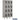 15-inch Wide Double Tier See-Through Metal Locker - 3 Wide - 6 Feet High - 15-inch Deep by Salsbury – Gray – Assembled by Salsbury