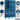 15-inch Wide Double Tier Vented Metal Locker - 3 Wide - 6 Feet High - 15-inch Deep by Salsbury – Blue – Assembled by Salsbury (view 2)