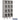 15-inch Wide Four Tier See-Through Metal Locker - 3 Wide - 6 Feet High - 15-inch Deep by Salsbury – Gray – Assembled by Salsbury