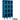 15-inch Wide Four Tier See-Through Metal Locker - 3 Wide - 6 Feet High - 15-inch Deep by Salsbury – Blue – Assembled by Salsbury