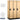 15-inch Wide Single Tier Designer Wood Locker - 3 Wide - 6 Feet High - 21-inch Deep by Salsbury – Maple – Silver Resettable Combination Locks by Salsbury