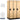 15-inch Wide Single Tier Designer Wood Locker - 3 Wide - 6 Feet High - 24-inch Deep by Salsbury – Maple – Hasps by Salsbury