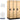 15-inch Wide Single Tier Designer Wood Locker - 3 Wide - 6 Feet High - 24-inch Deep by Salsbury – Maple – Silver Electronic Locks by Salsbury